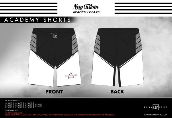 Adrenaline Training Center Academy Shorts #896 C Discount