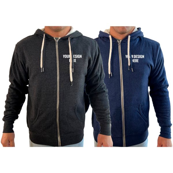 Mountain Rollerz Jiu-Jitsu Academy Sherpa Lined Zip-Up Hoodie #1134 B Cheap - Image 2