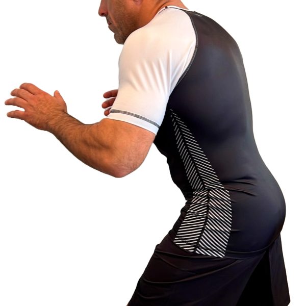 Base Brazilian Jiu Jitsu All Black Ranked KIDS Short Sleeve Rash Guards #929 B Supply - Image 3