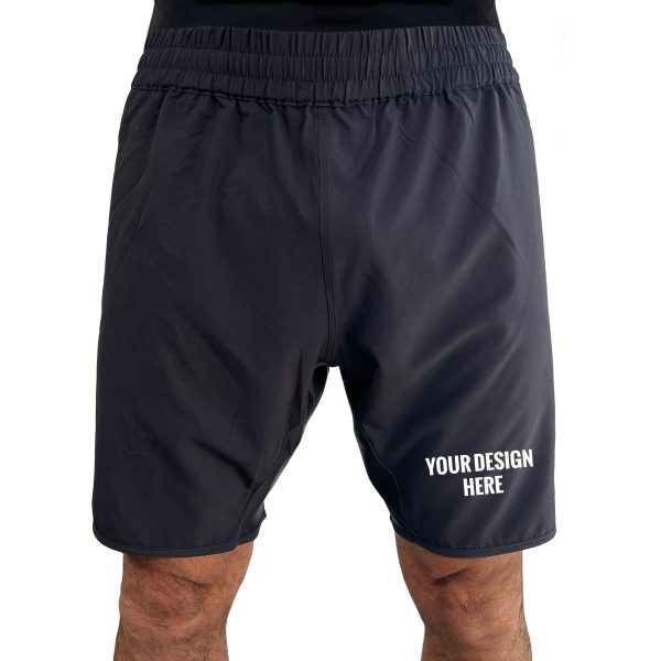 Team Curuma BJJ Academy All Black Custom Shorts 2.0 #1348 For Discount - Image 2