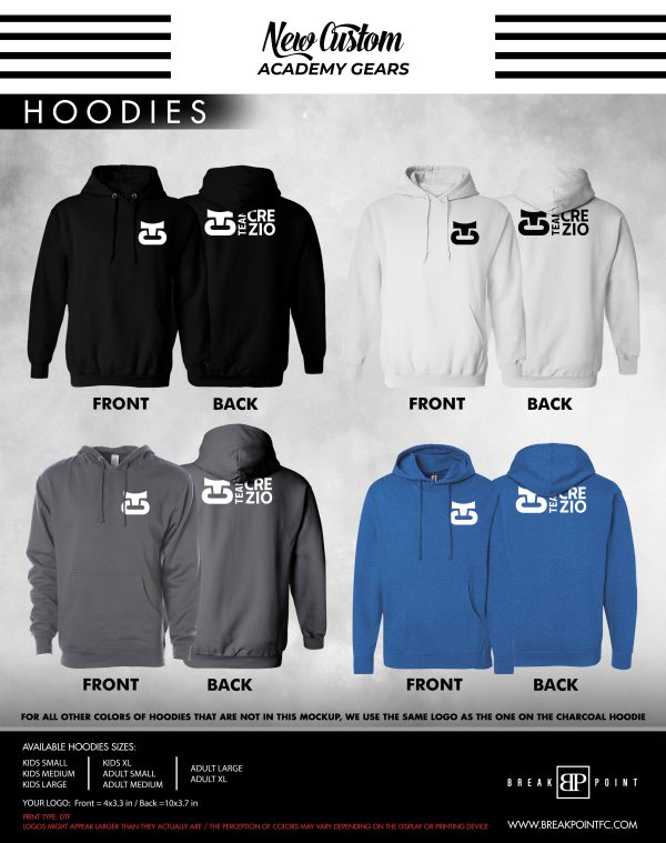 Team Crezio Utah Academy Sweater Hoodie #976 A Cheap