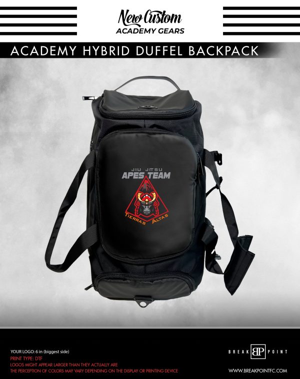 Apes Academy Hybrid Duffel Backpack #1331 D Online now