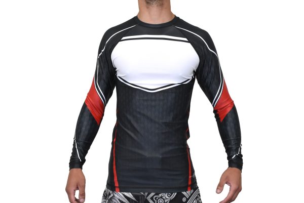Team Alpha Brazilian Jiu Jitsu Academy Ranked Long Sleeve Rash Guards #1366 Fashion - Image 2