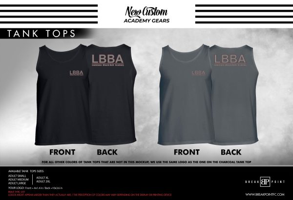 Bossier Jiu Jitsu Academy Tank Tops #203 E (LBBA) Supply