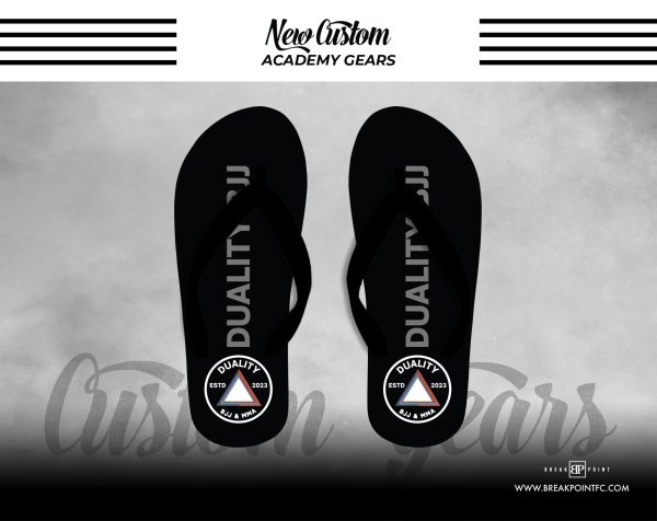 Duality Bjj Academy Flip Flops #1329 Discount