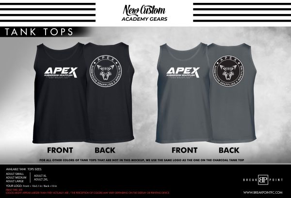 American Top Team Ashburn Academy Tank Tops #972 A For Discount