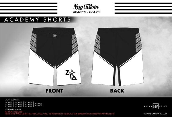 Zia Martial Arts Academy Shorts #1340 Cheap