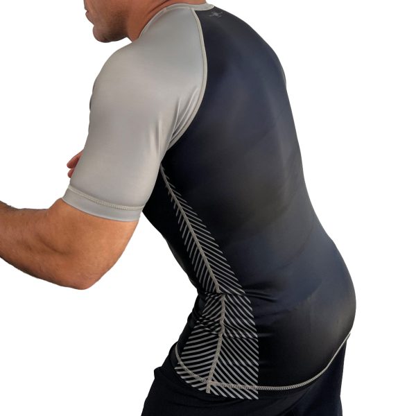 Bowerhouse MMA All Black Ranked KIDS Short Sleeve Rash Guards #1337 Sale - Image 5