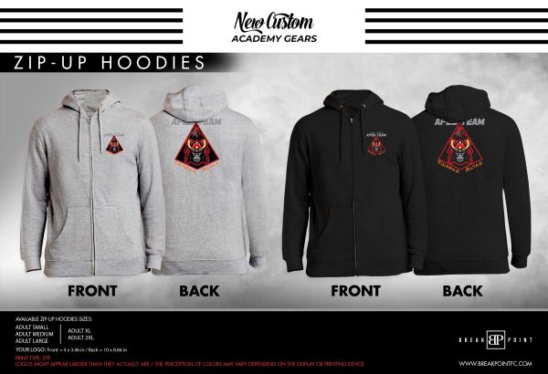 Apes Academy Zip-Up Hoodie #1331 C Hot on Sale