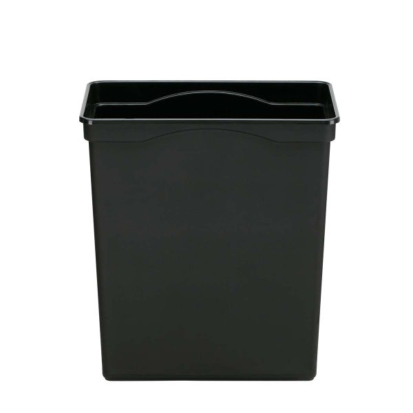 30L Black Plastic Trash Bucket [Sku:Pd5018] For Sale